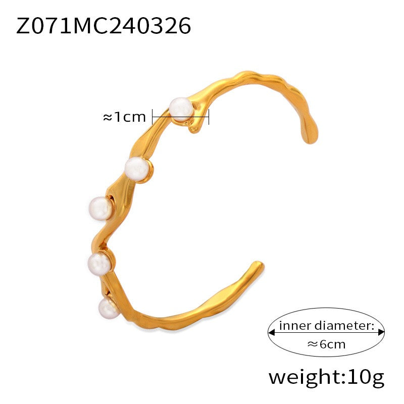 Niche-style Geometric Pattern Design Bracelet