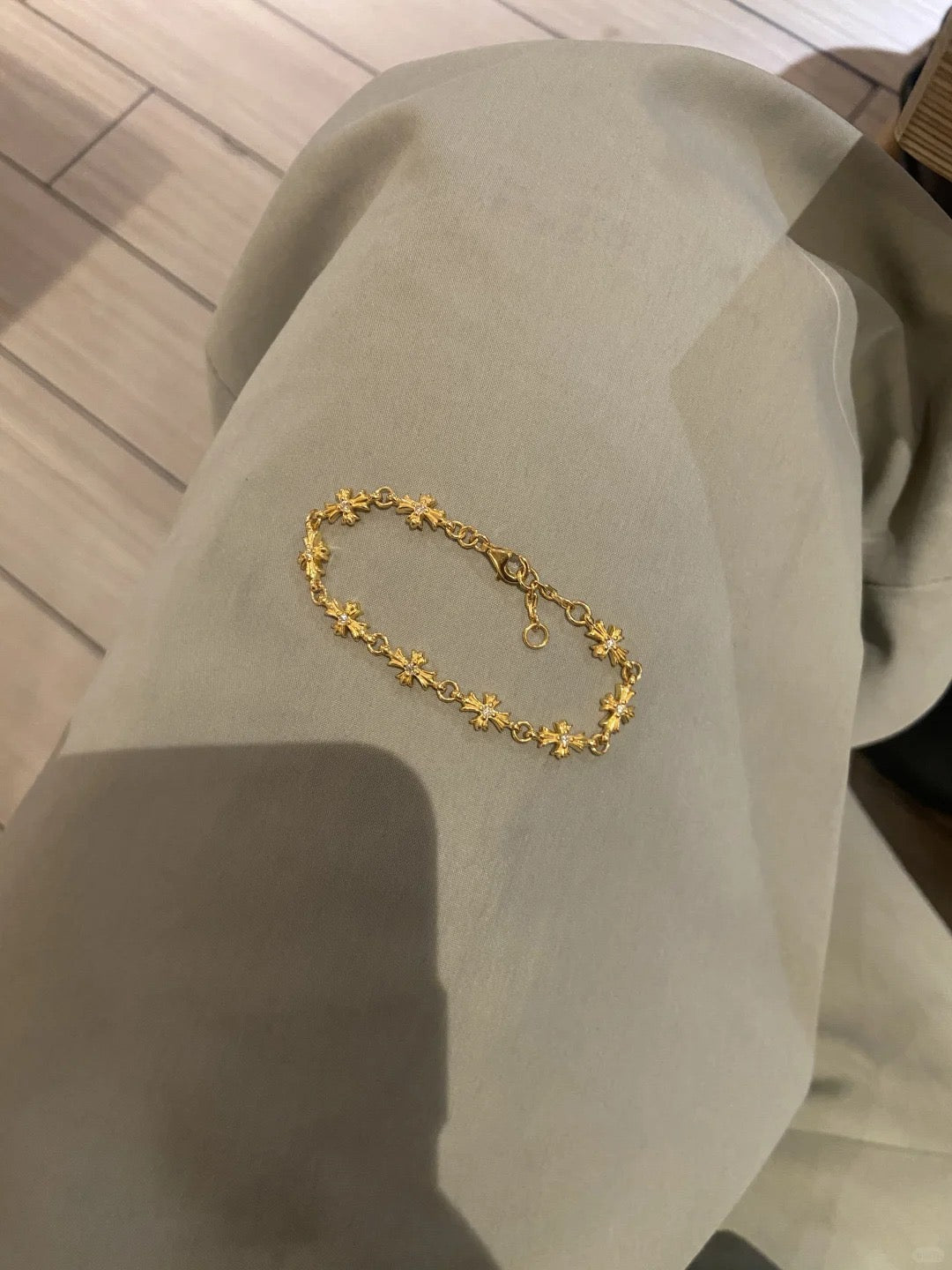 Vintage Cross Couple's Minimalist Bracelets