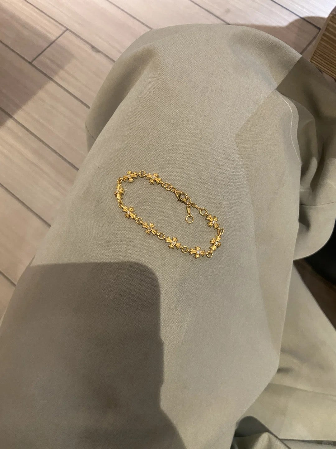 Vintage Cross Couple's Minimalist Bracelets